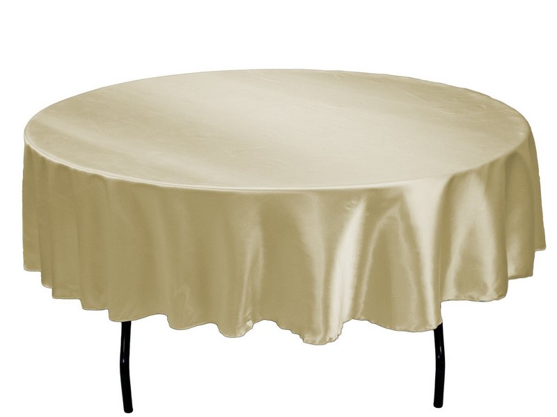 108 Inch Round Tablecloth White