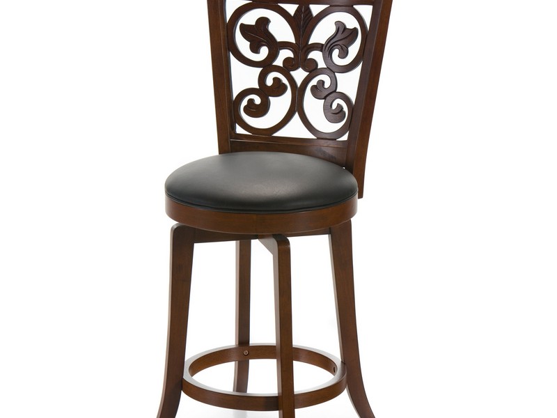 24 Inch Bar Stools With Backs That Swivel