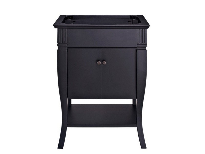 24 Inch Black Bathroom Vanity