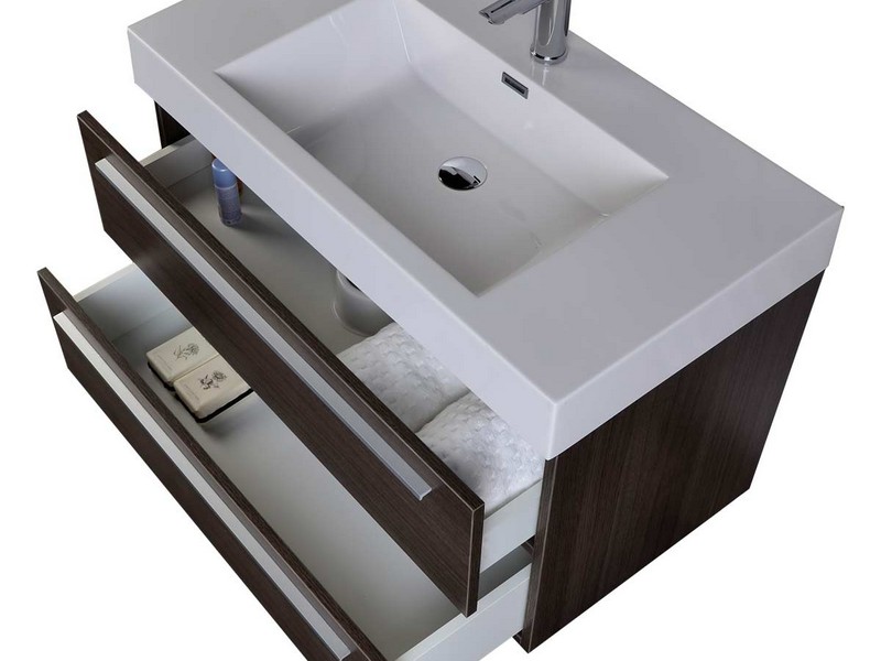 30 Inch Gray Bathroom Vanity