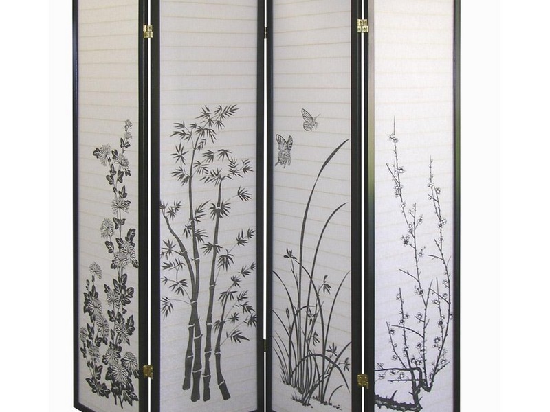 4 Panel Room Divider