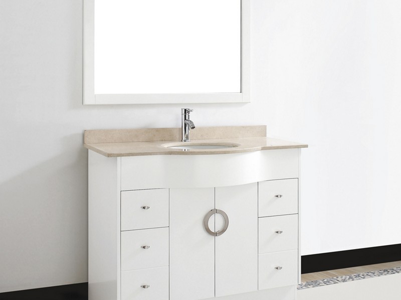 42 White Bathroom Vanity