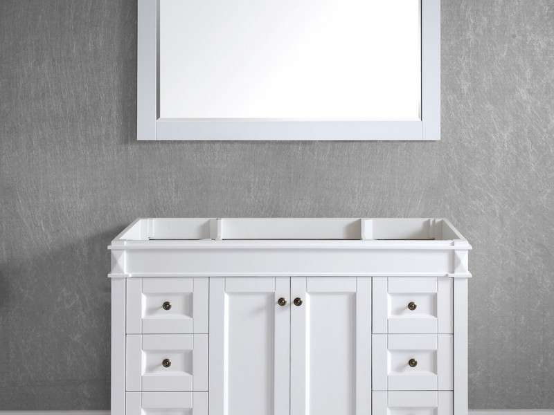 48 White Bathroom Vanity Cabinet