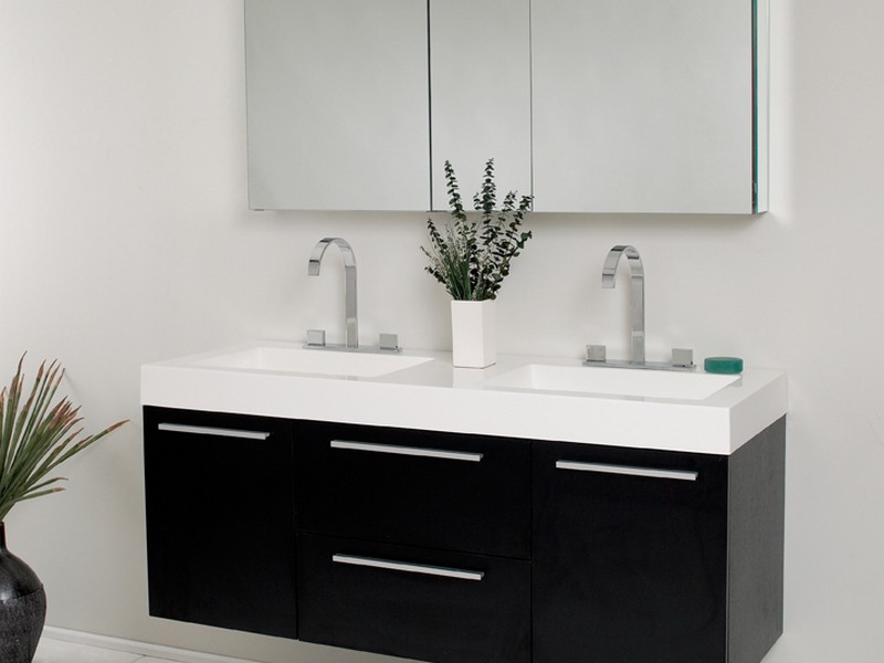 54 Bathroom Vanity Double Sink