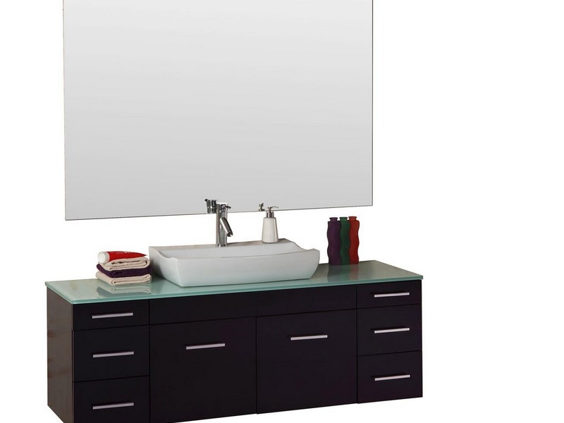 59 Inch Bathroom Vanity Single Sink