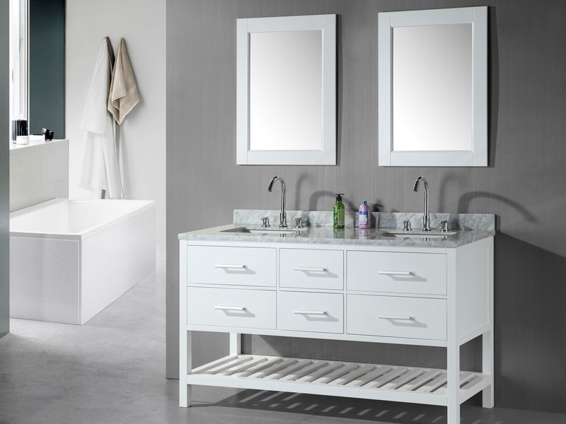 60 Inch Bathroom Vanity Double Sink Lowes