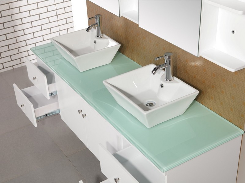 72 Double Sink Bathroom Vanity Top