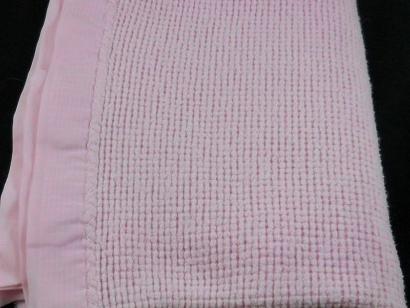 Acrylic Blanket With Satin Trim