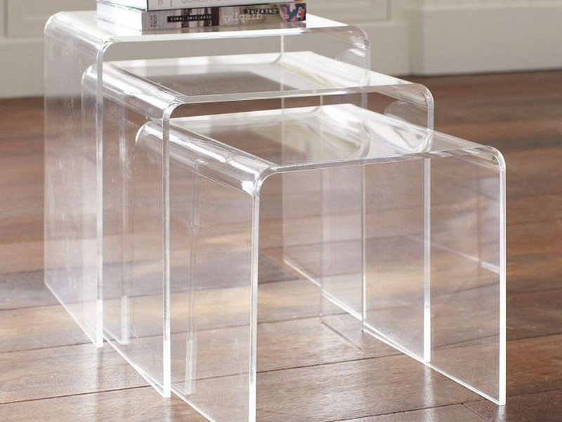 Acrylic Nesting End Tables