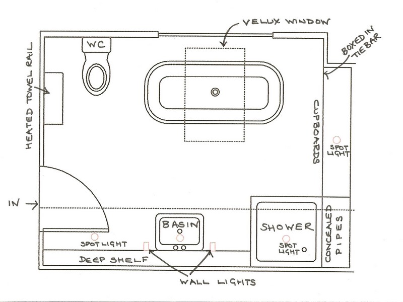 Ada Bathroom Layout With Shower