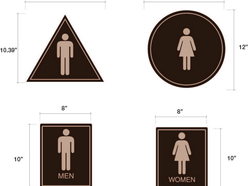 Ada Bathroom Signs California