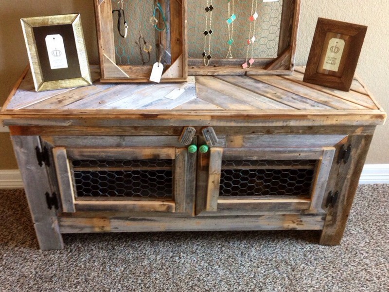 Alaterre Heritage Reclaimed Wood Tv Stand