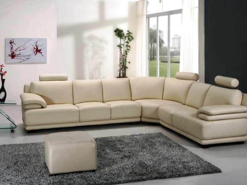 Alessia Leather Sectional Sofa