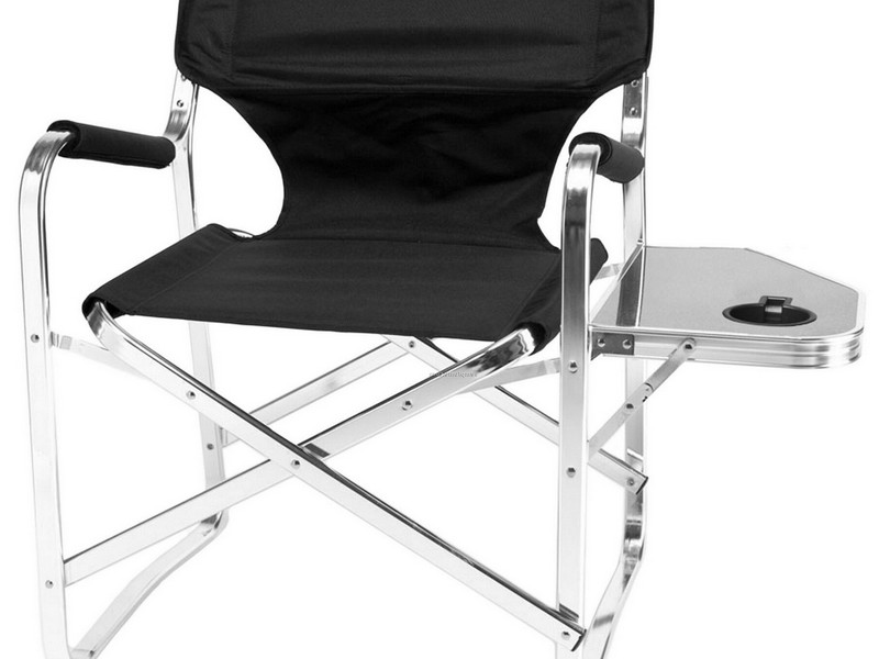 Aluminum Directors Chair With Side Table