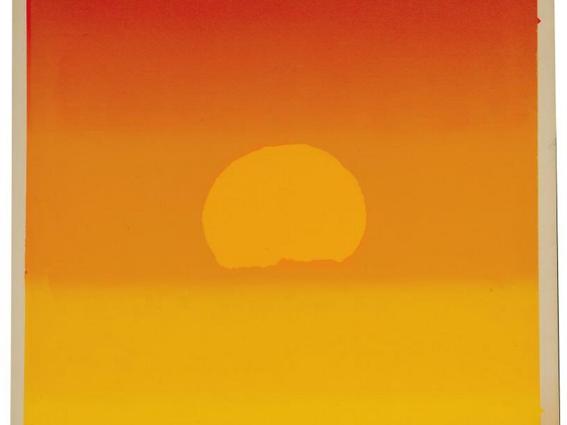 Andy Warhol Sunset Painting