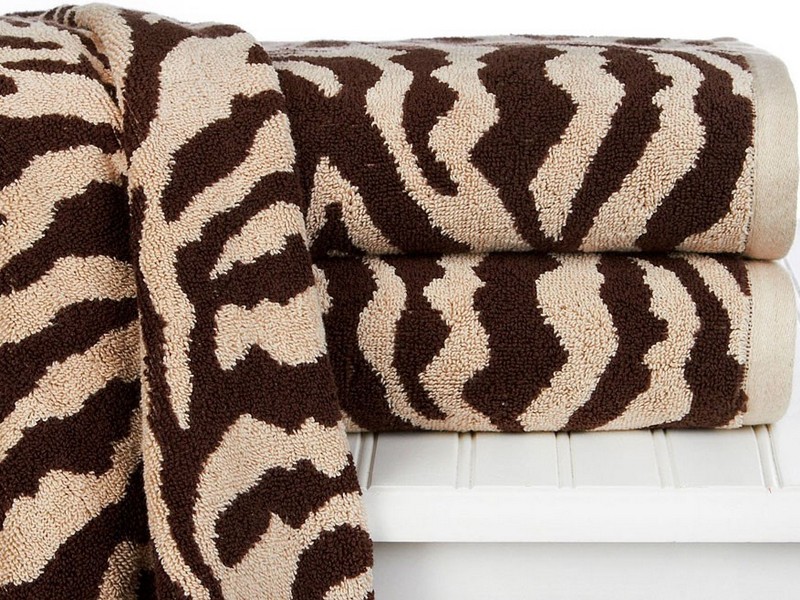 Animal Print Bath Towels