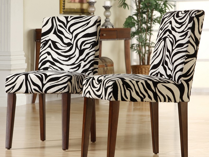 Animal Print Dining Chairs