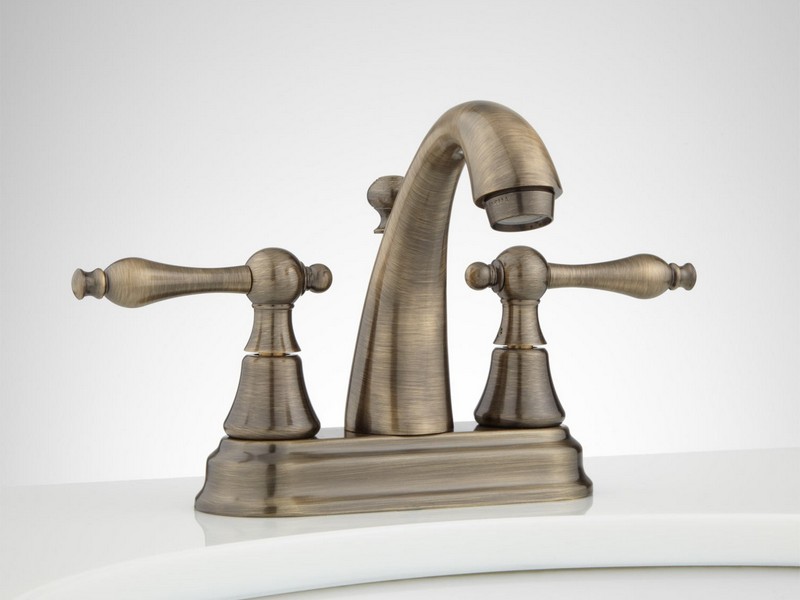 Antique Brass Bathroom Faucets Fixtures