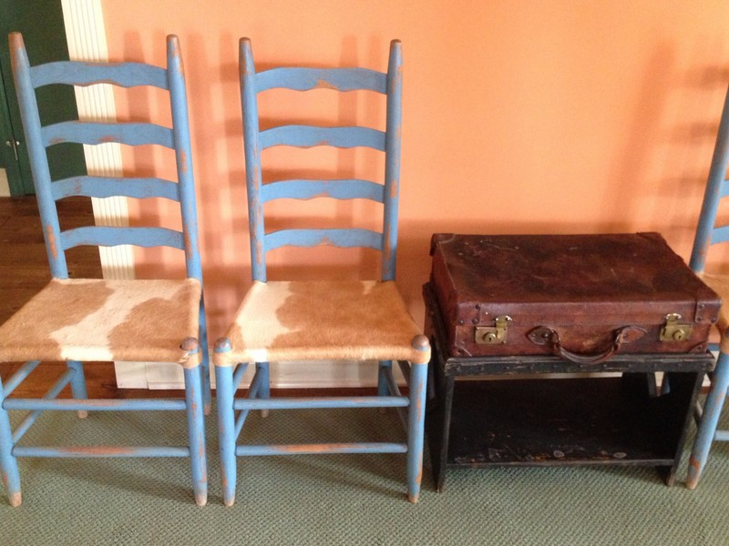 Antique Ladder Back Chairs With Cane Seats