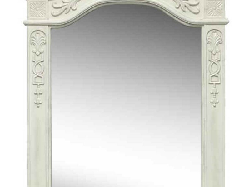 Antique White Bathroom Vanity Mirrors