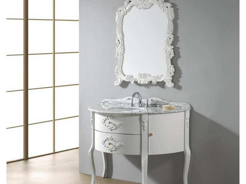 Antique White Bathroom Vanity Set