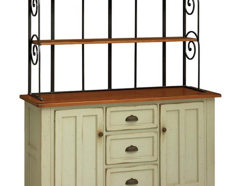 Antique Wooden Bakers Rack