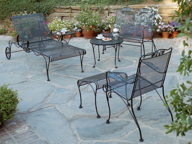 Antique Wrought Iron Patio Furniture Cushions