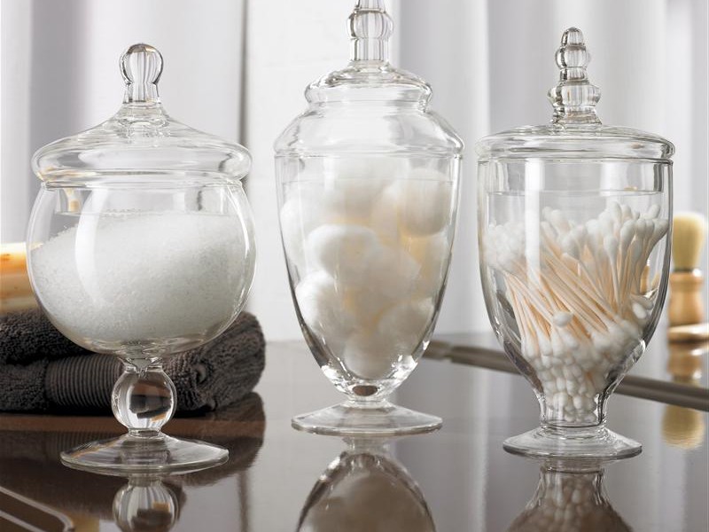 Apothecary Jars Bathroom Set