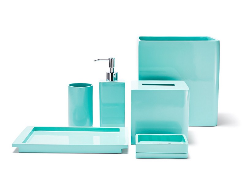 Aqua Bathroom Accessories Sets