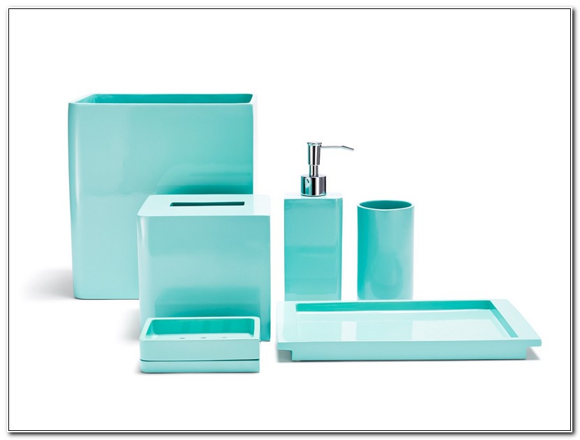 Aqua Green Bathroom Accessories