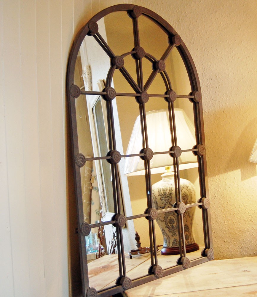 Arched Window Wall Mirror