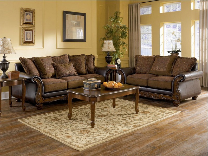 Ashley Furniture Leather Couch And Loveseat