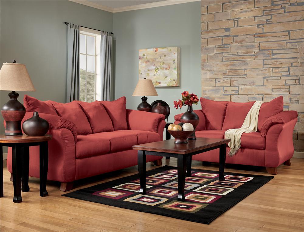 Ashley Furniture Living Room Sets Red