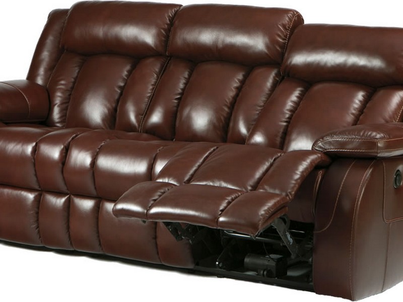 Ashley Leather Recliner Sofa