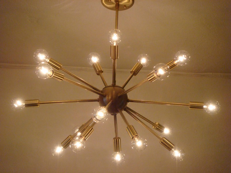 Atomic Sputnik Starburst Light Fixture