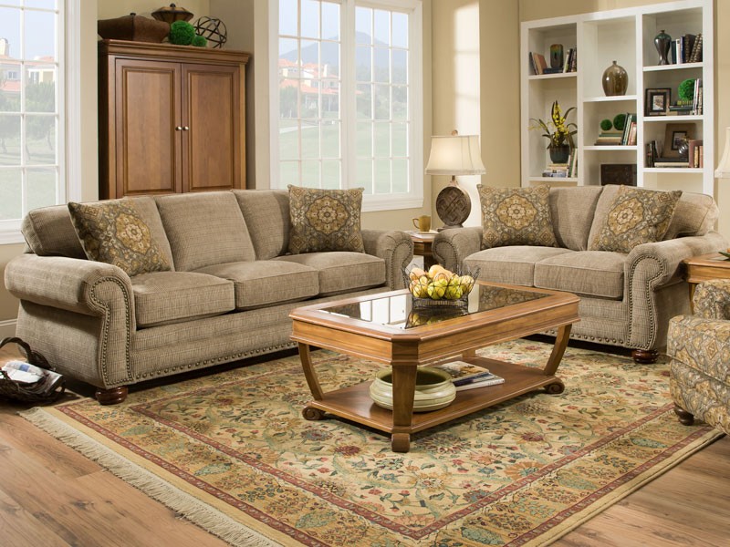 Bacarat Taupe 3 Pc. Sectional Sofa