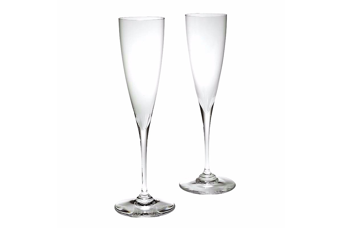 Baccarat Champagne Flutes Dom Perignon