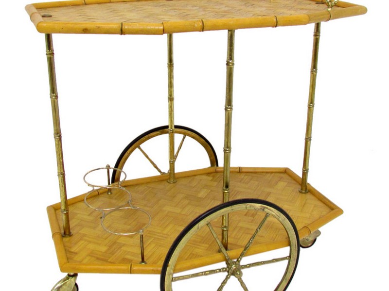 Bamboo Bar Carts