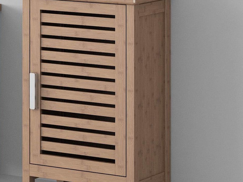 Bamboo Bathroom Storage Cabinet