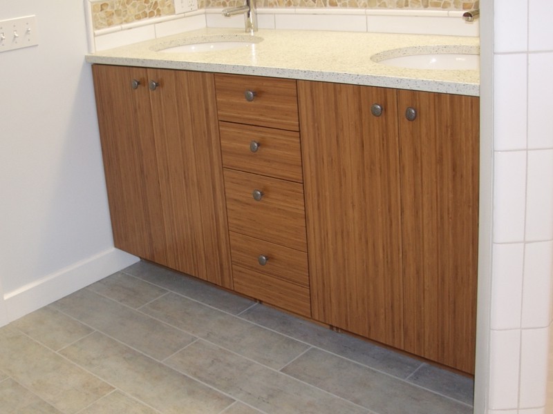 Bamboo Bathroom Vanity Cabinet