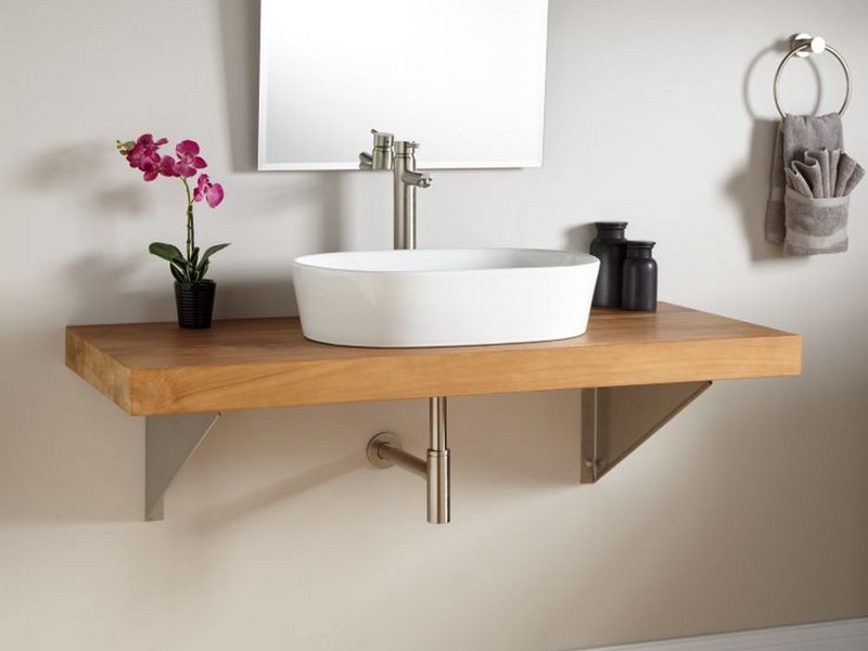 Bamboo Bathroom Vanity Wall Mount