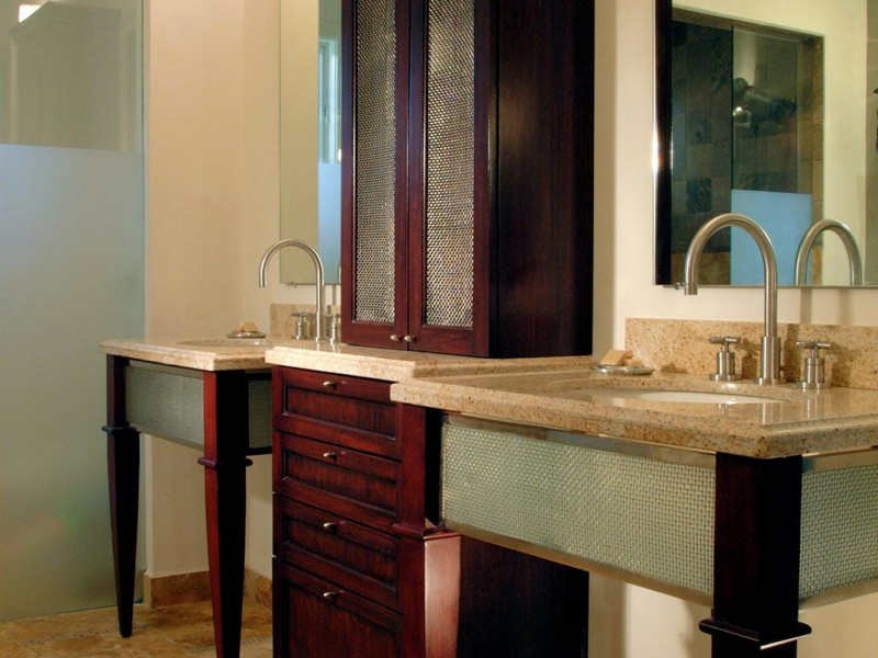 Bathroom Counter Storage Tower