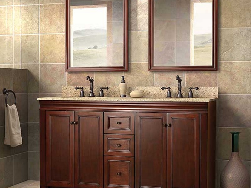 Bathroom Countertops With Double Sinks