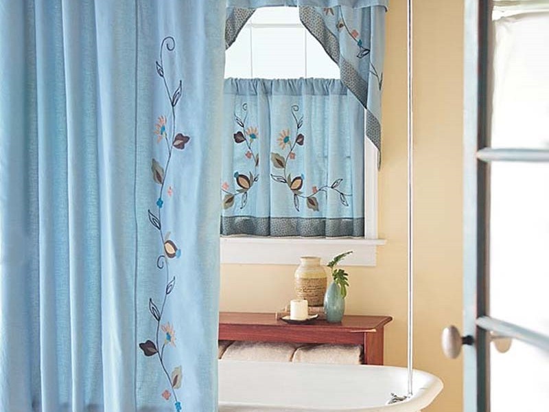 Bathroom Curtain Sets For Showers And Windows