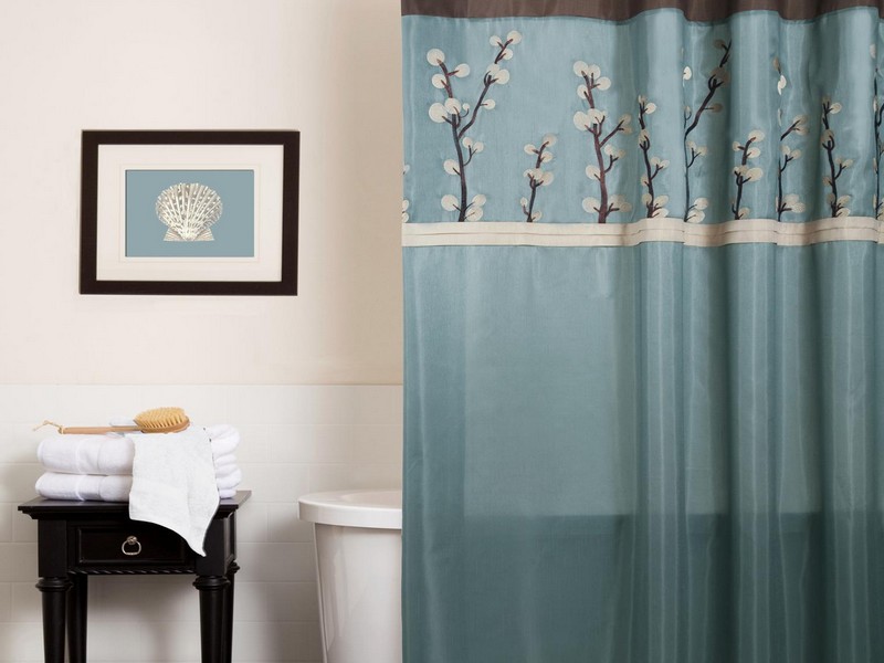 Bathroom Decorating Ideas Shower Curtain