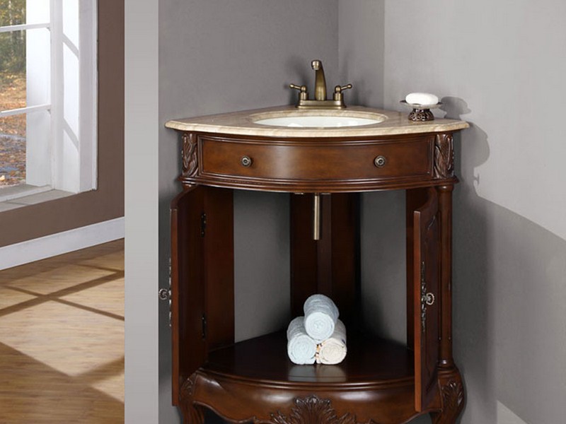 Bathroom Designs With Corner Vanities