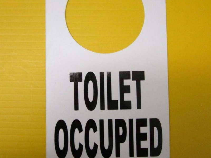 Bathroom Door Signs Occupied