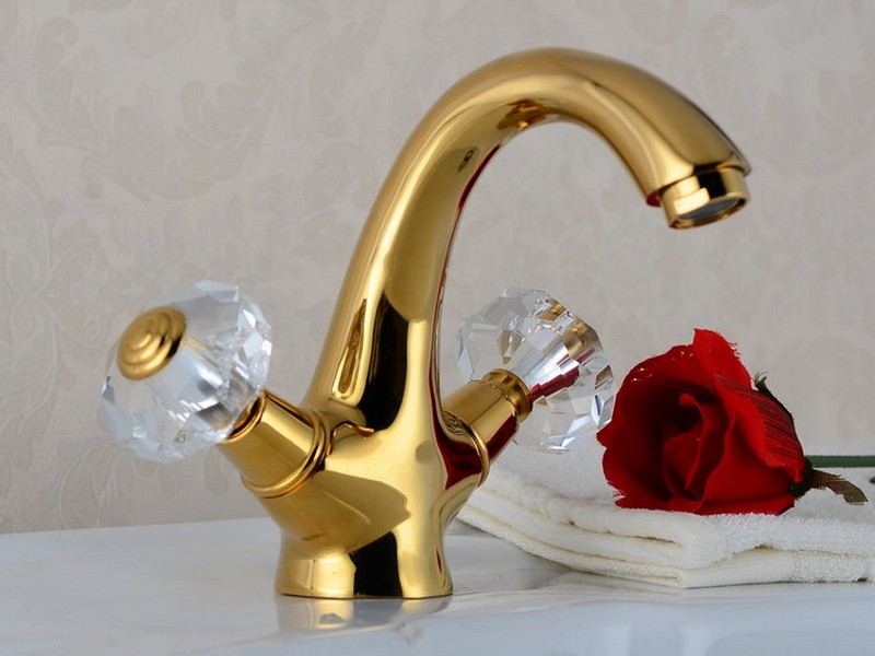 Bathroom Faucets With Crystal Handles