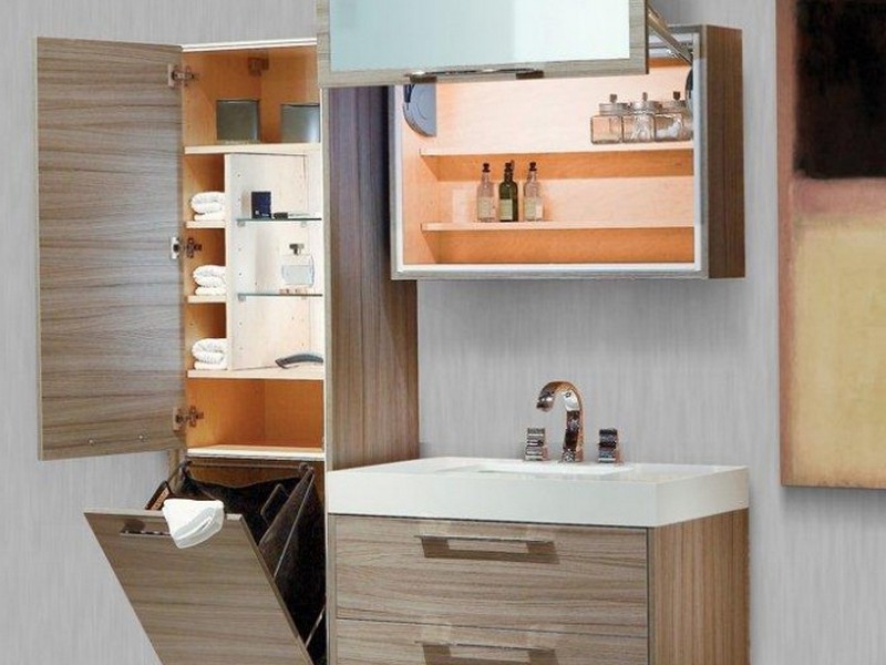 Bathroom Hamper Cabinets