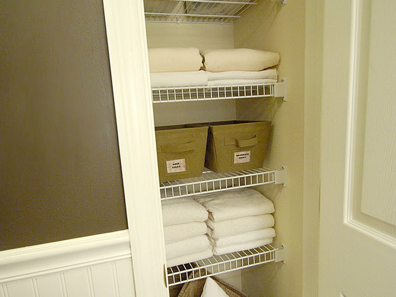 Bathroom Linen Closet Doors